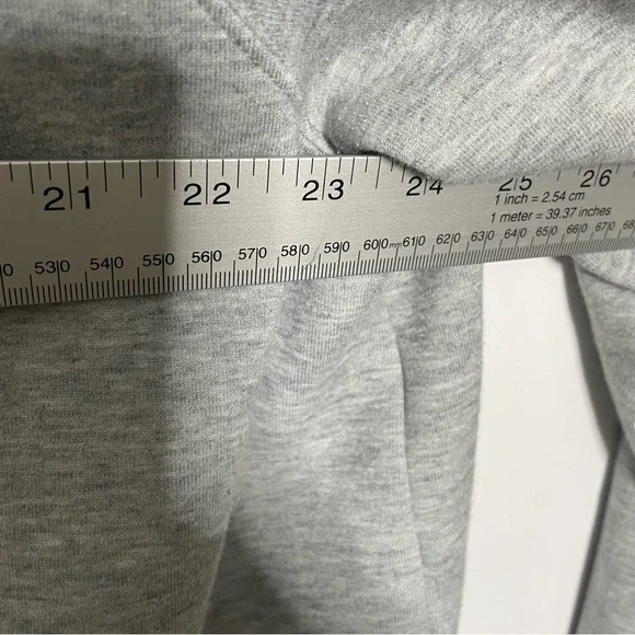 Nike Tech Fleece Hoodie Cape Women's XL Light Gray Asymmetric Gorpcore - Picture 10 of 11